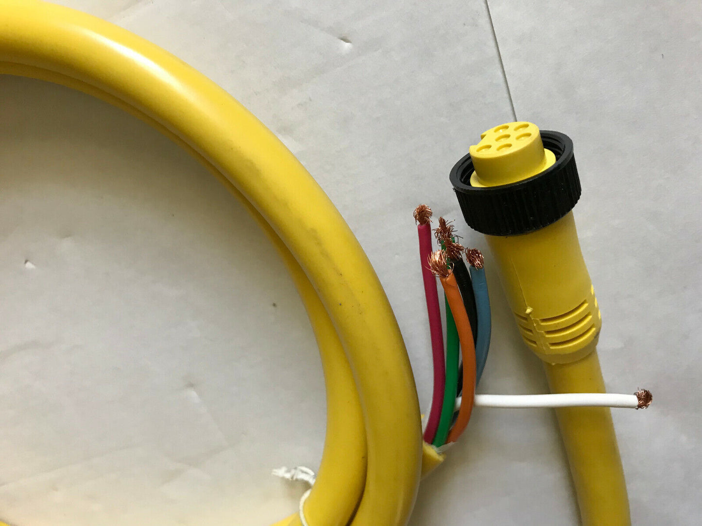 Lot 2 Square-D Xszca1601y Sensor Cables,6-Pin,6-Foot Length,E42014 16 Awg/6C,Th