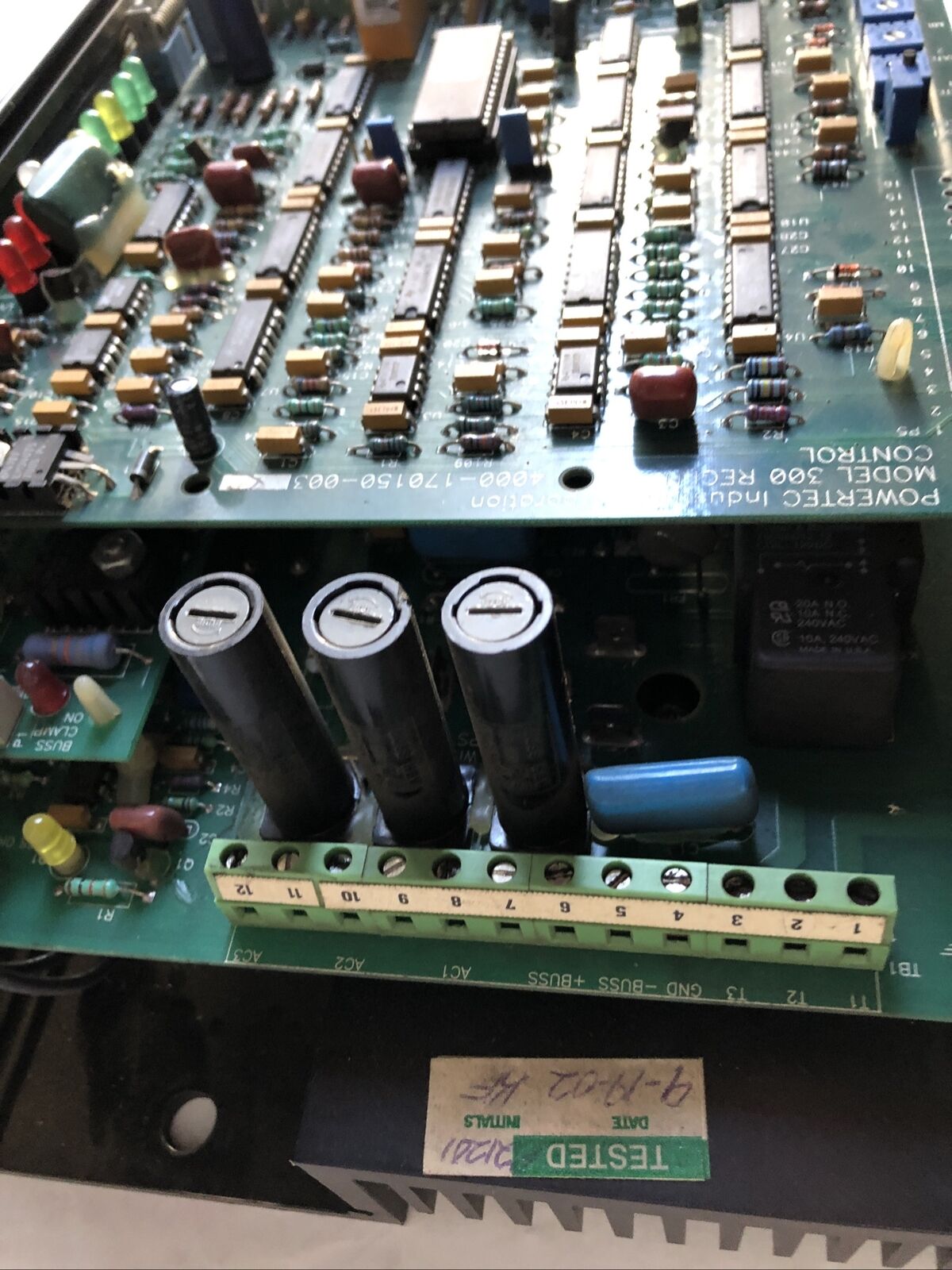 Powertec 4000-170150-003,C0-5-3R2ch000 Controller,4.4 A 1/4-1/2Hp 300 Regen,Fa