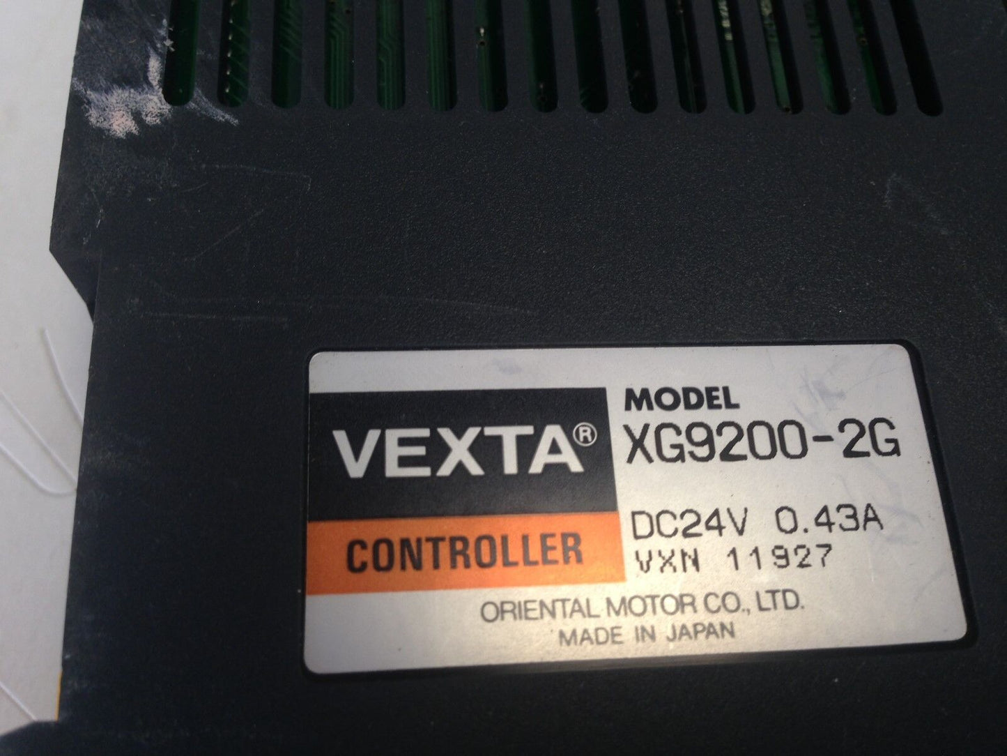 Oriental Motor Xg9200-2G Controller 9200 24Vdc W/O Control Panel,2G,Fj