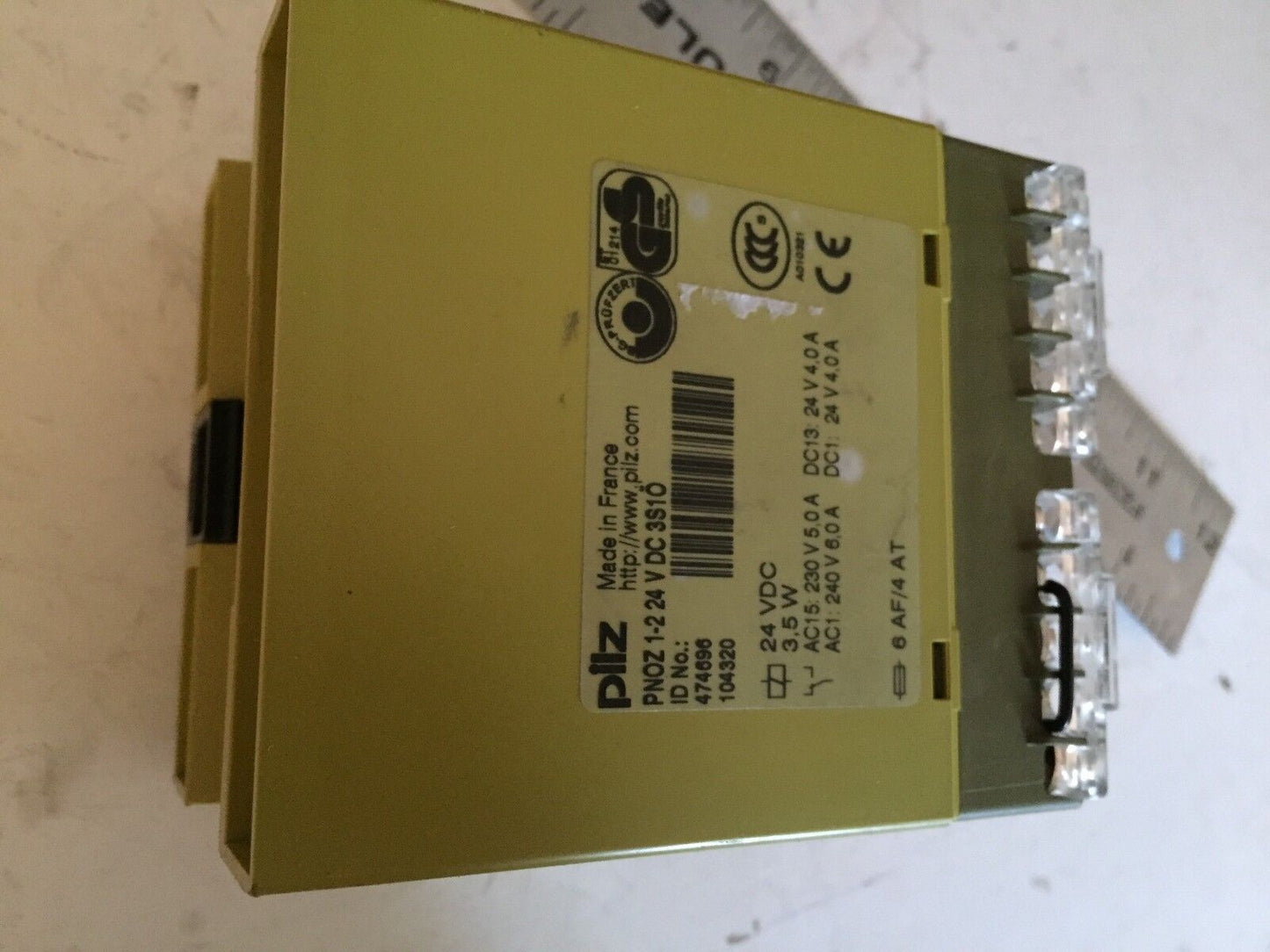 Pilz Pnoz 1-2,Pnoz 1-2 24 V Dc 3S1o Safety Relay,Sj