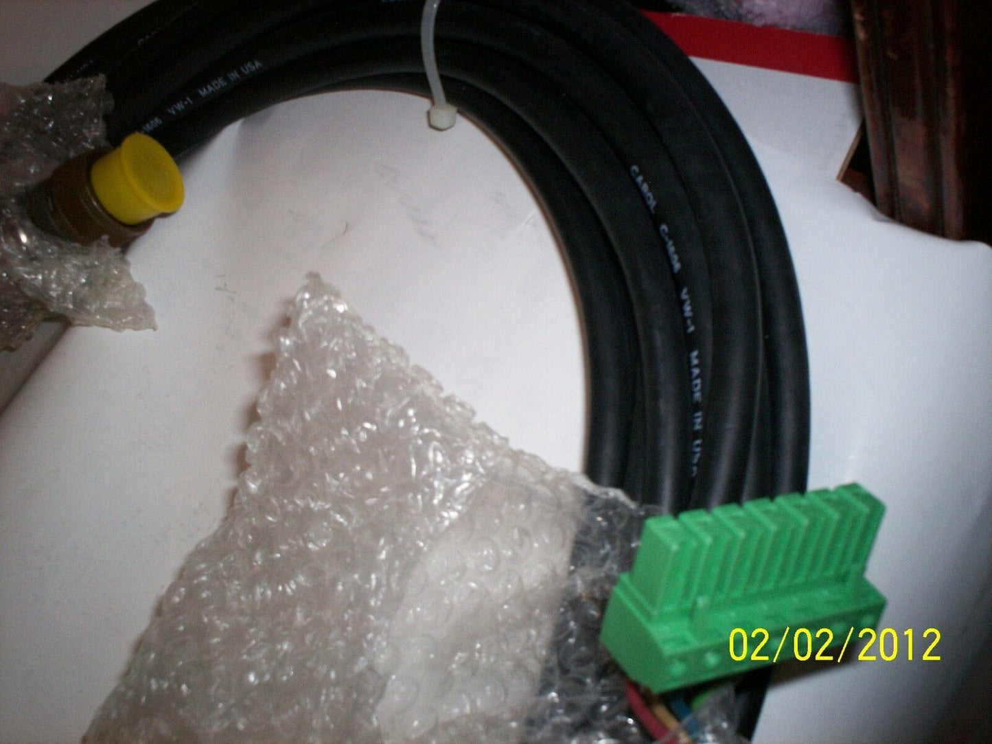 Cooper Carol 538347 55,0046653 Servo Cable C-1606 Vw-1 Amphenol 97-3055-18-10,Ev