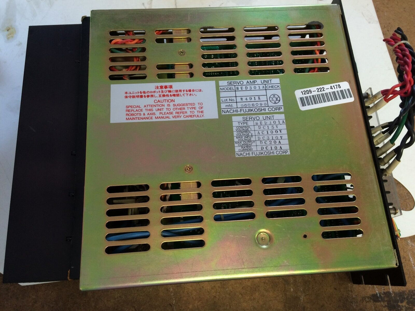 Nachi Sud301a,Sud-301A ,Nachi Fujikoshi Sud-301A,8604  Servo Amp Unit,Bi