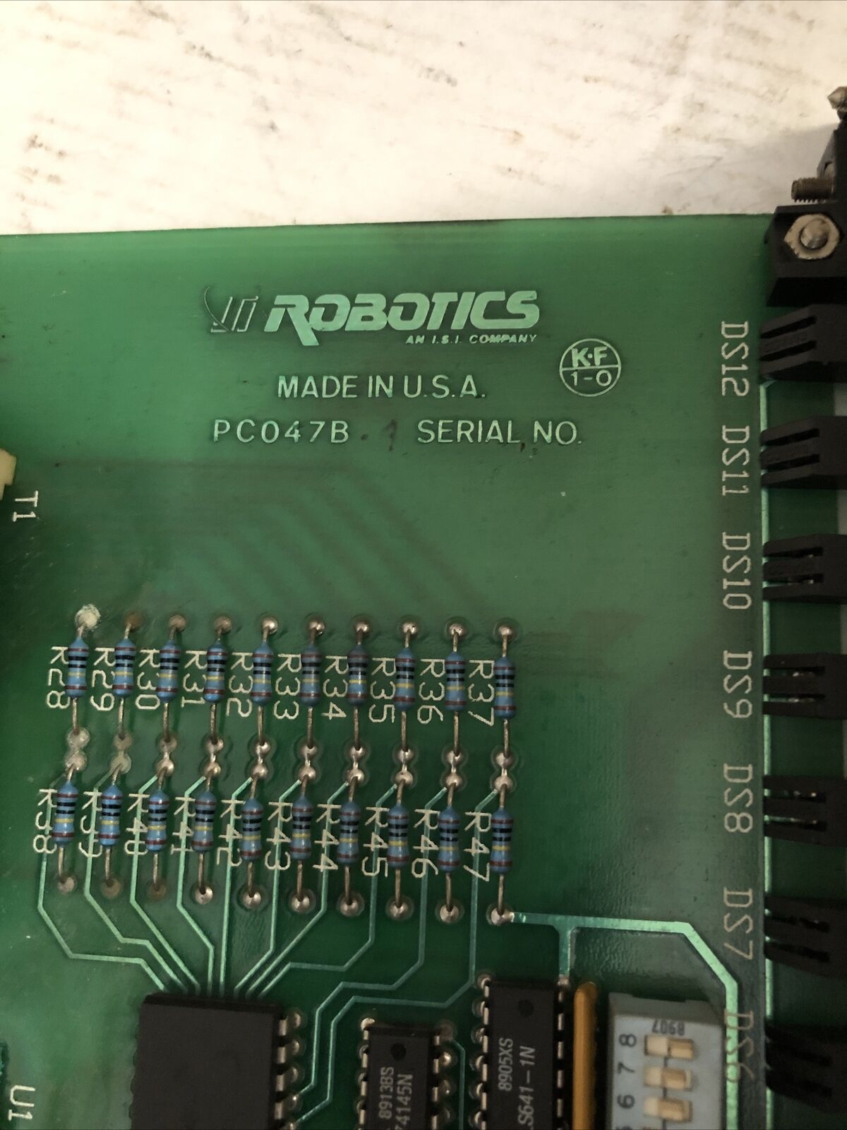 Isi Robotics Pc047b,Norgren,Isi Voltage Monitor Board Pc047b,Pc047b-1,Cz,Cs