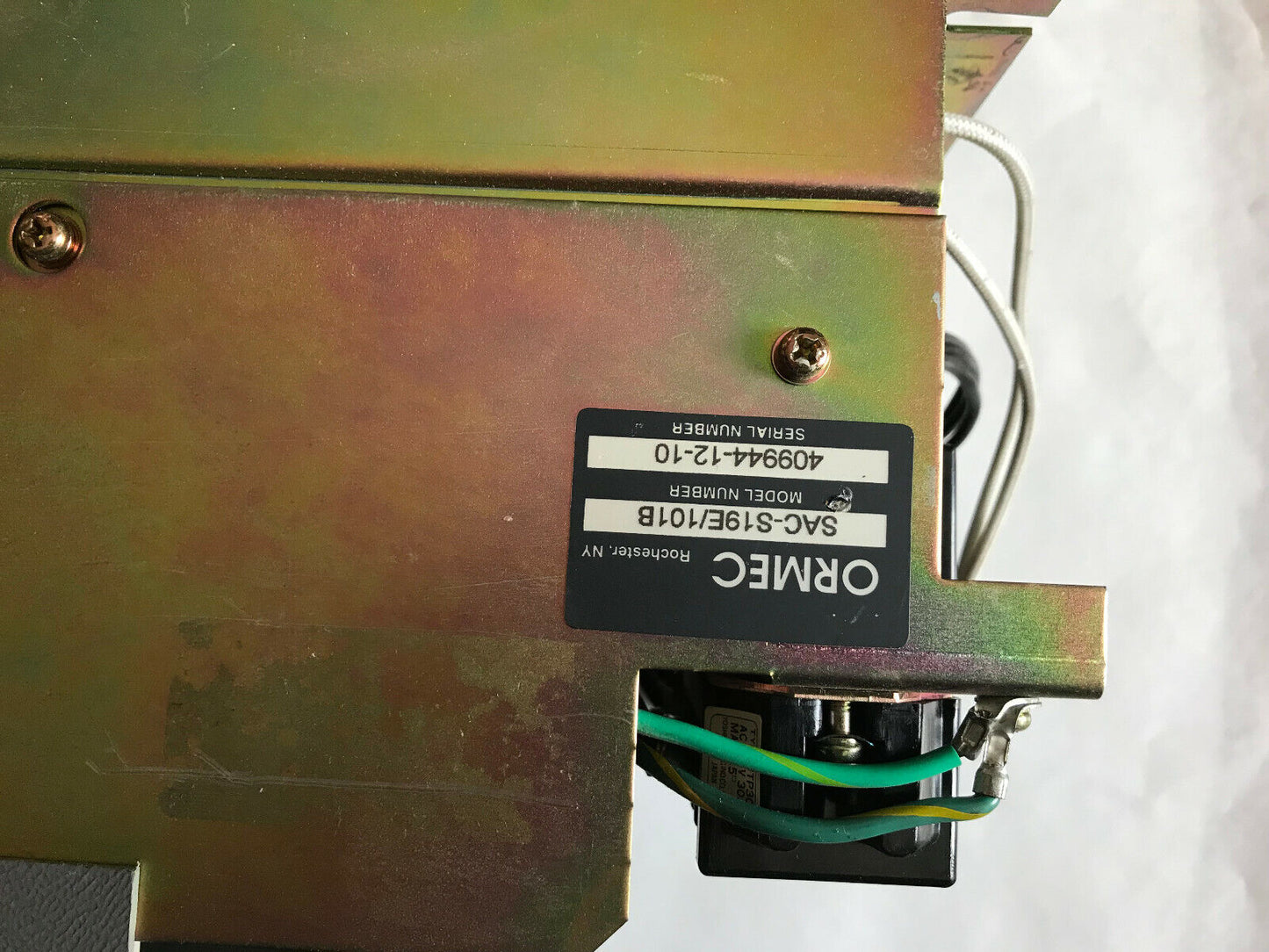 Ormec Sac-S19e/101B Ac Brushless Servo Drive 5.78Kw 15.2A 200-230Vac 3Ph,Sm