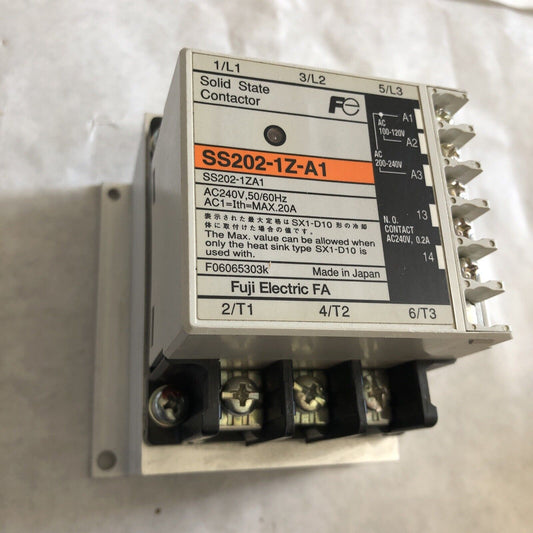 New Fuji Ss202-1Z-A1 Solid State Contactor  Heat Sink Sx1-D10 ,Ed