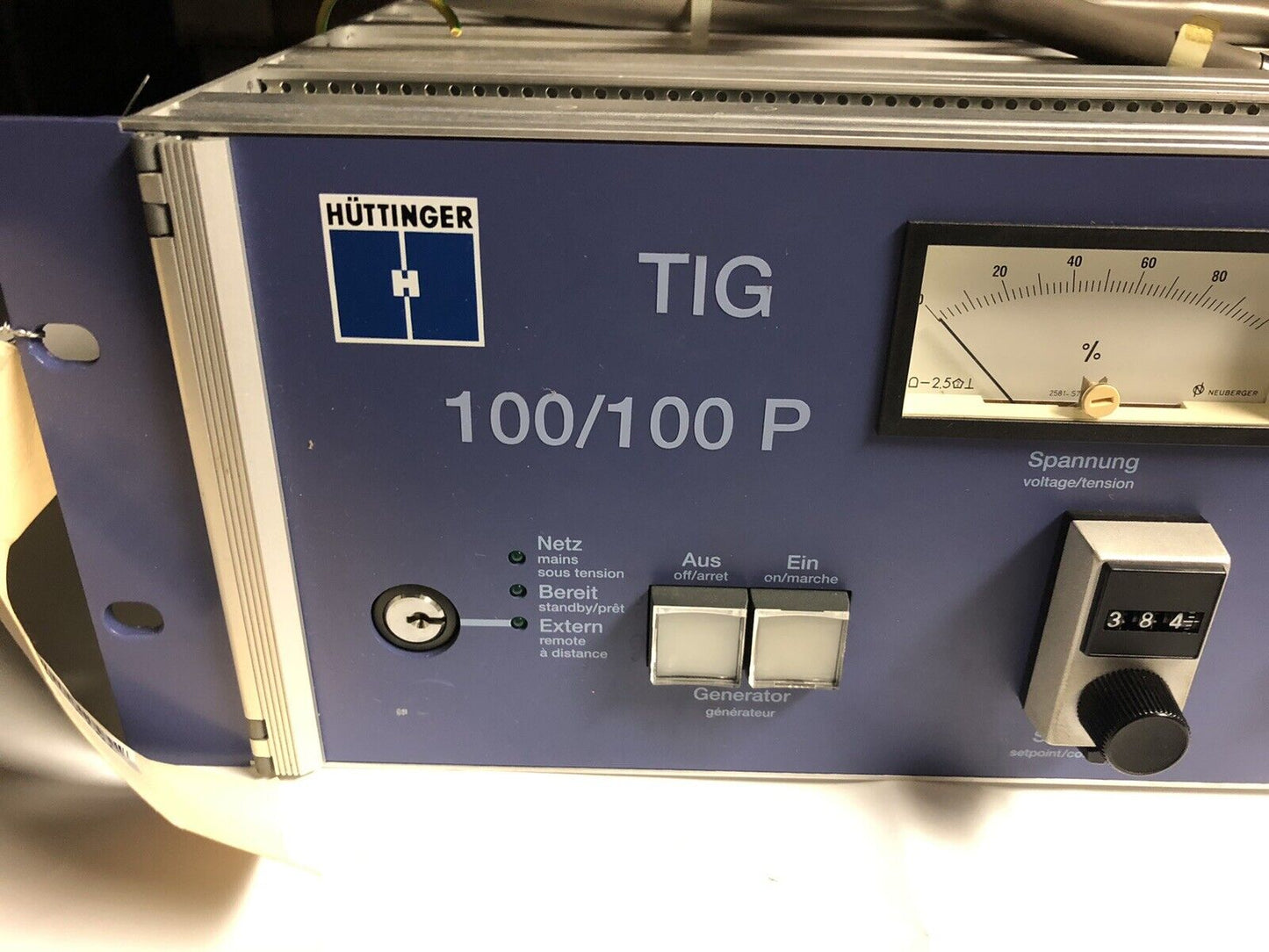Huttinger Tig 100/100 P,C40-1110, 137035 Rev 03, Controller,Ev