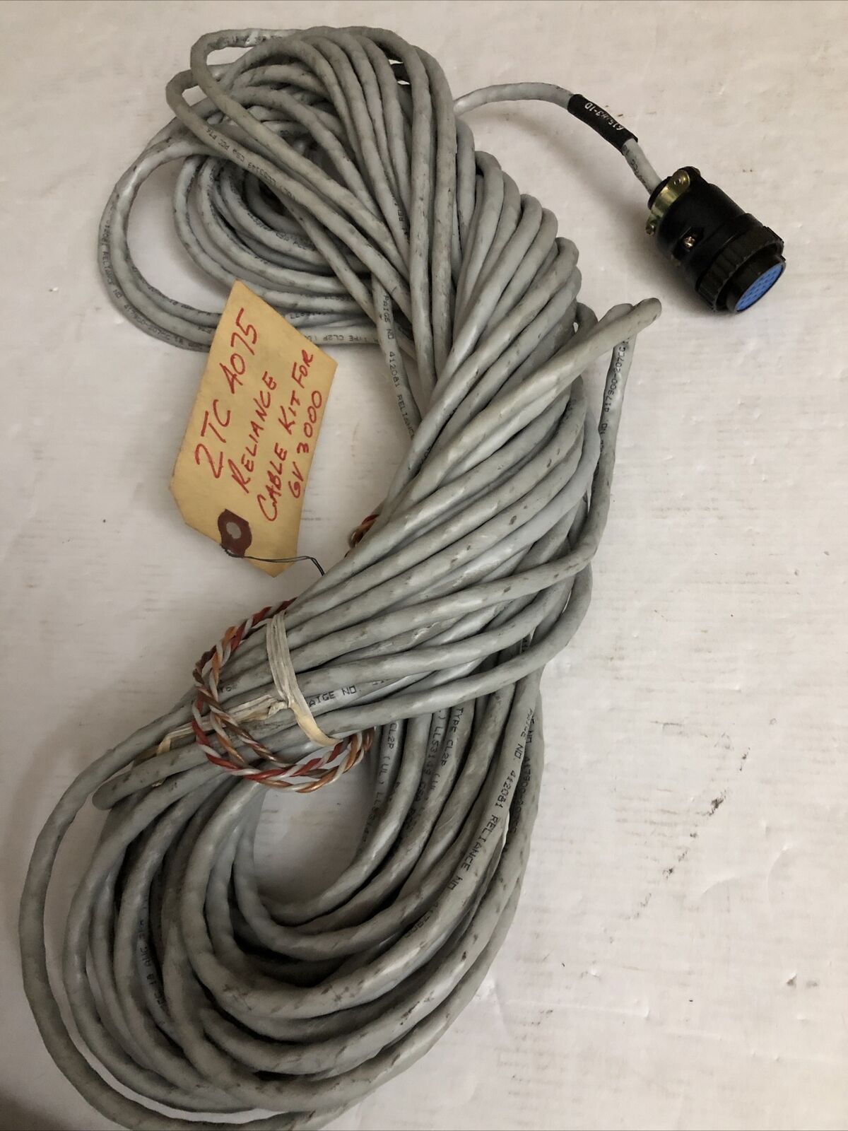 New Reliance Electric 615183-1D  Cable ,Ms Connector 1End 75Feet 2Tc4075,Cv