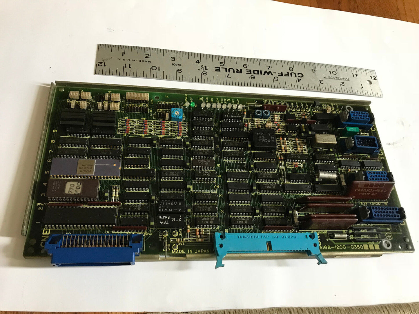 Fanuc A16b-1200-0350,Fanuc A16b-1200-0350 02A Panel Mate Plc Circuit Board,Ee