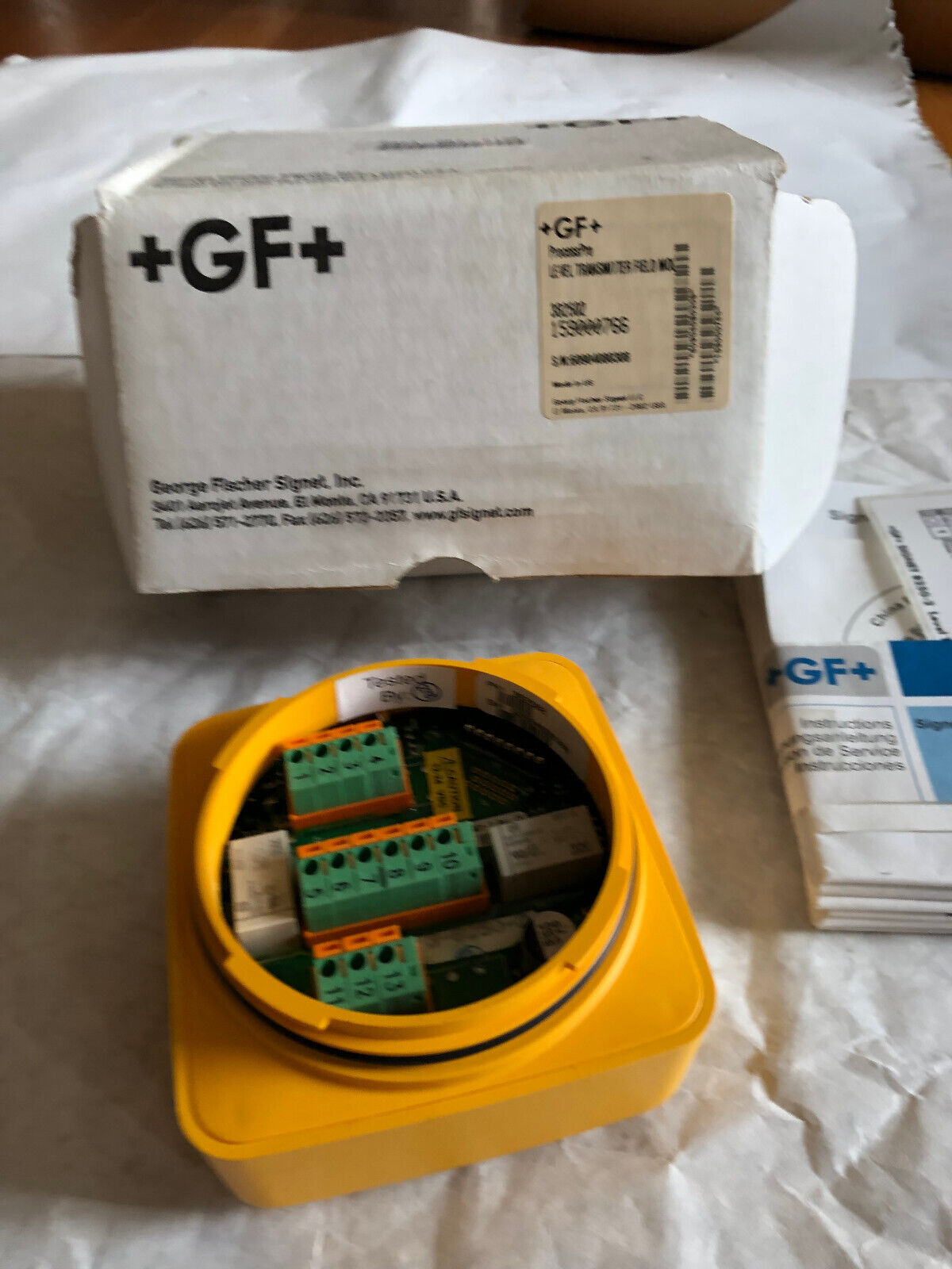 George Fisher 382502 +Gf+ 3-8250-2 Processpro Level Transmitter Field Mount,An