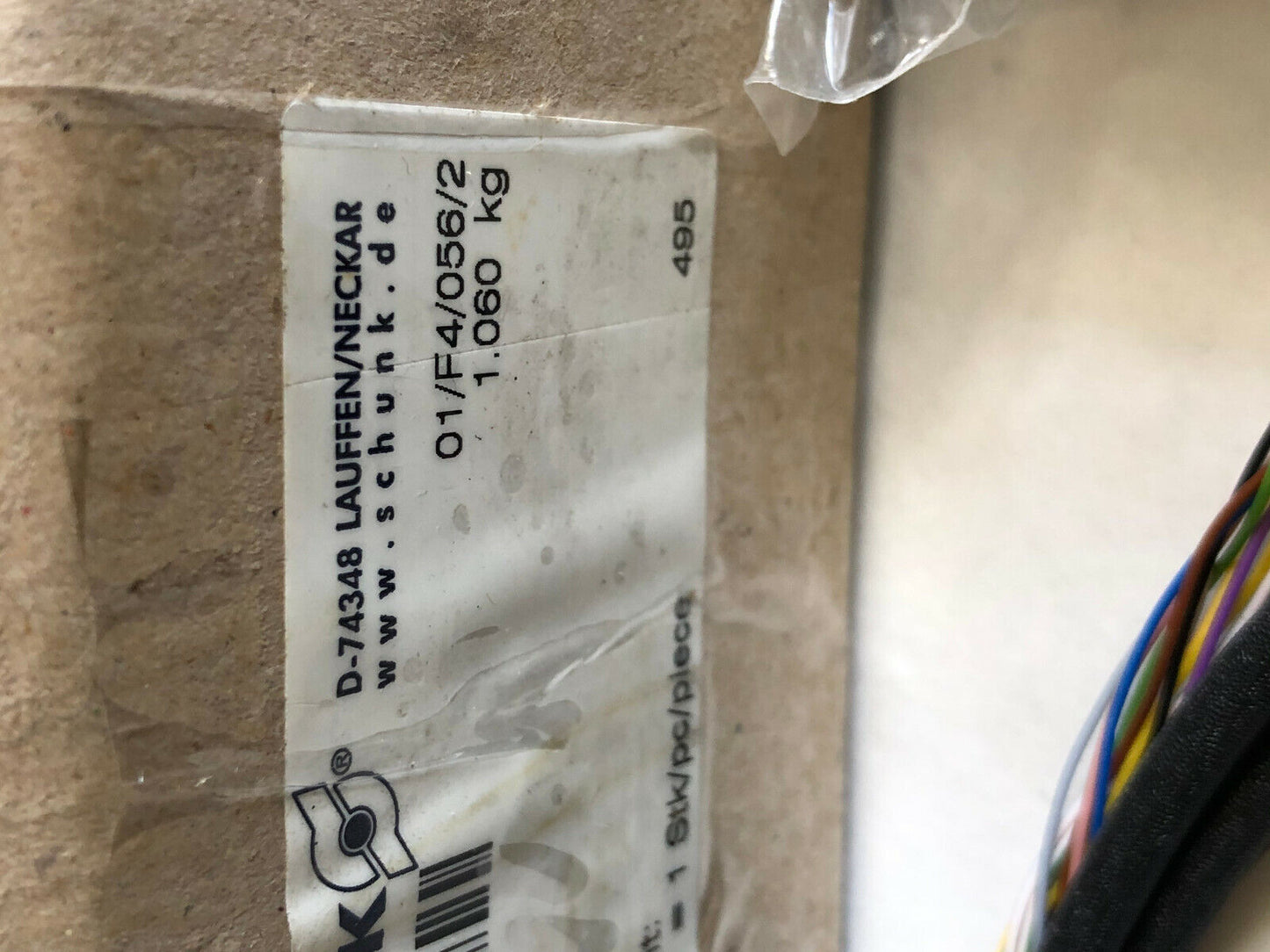 New Schunk Edf-45,354505,Edf,354 505, Electrical Rotary Feed-Through For Sru,Em