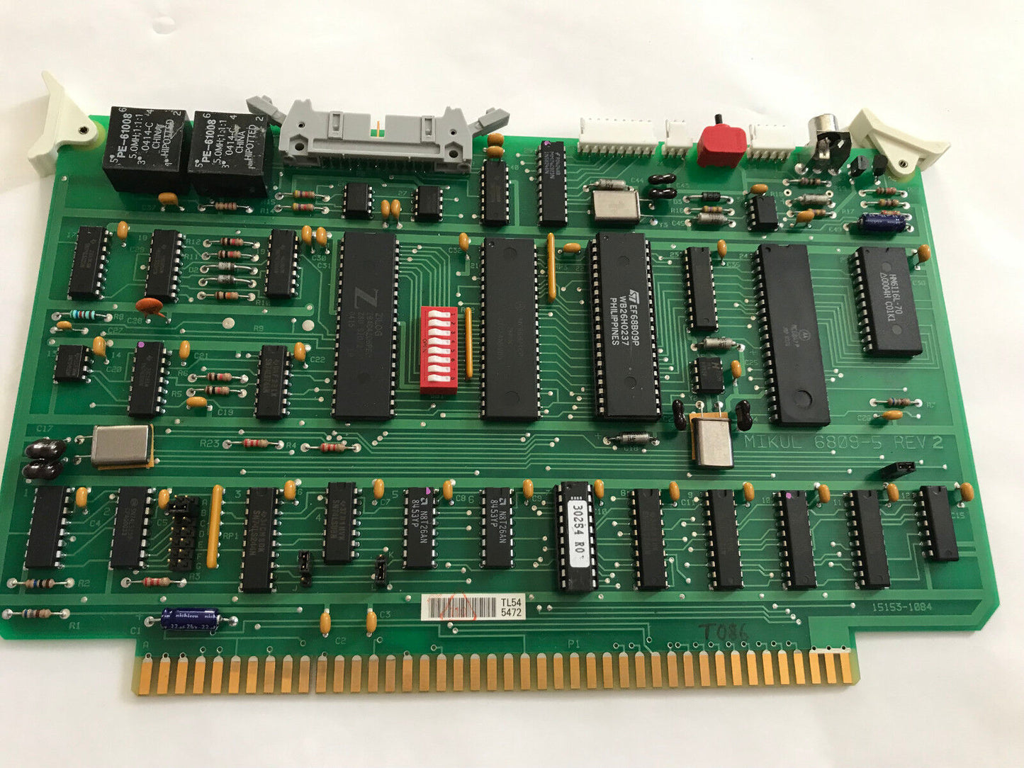 Mikul 6809-5 Rev 2 Oven Cpu Pcb Circuit Board 15153-1084,St