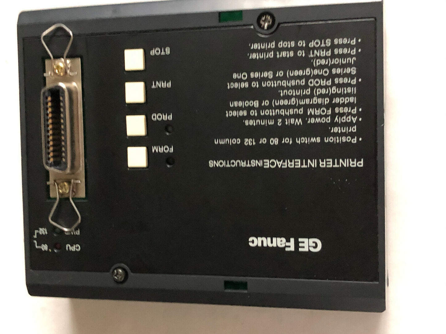 Ge Fanuc Ic610per151d  Printer Interface Module Snap-On,Tl