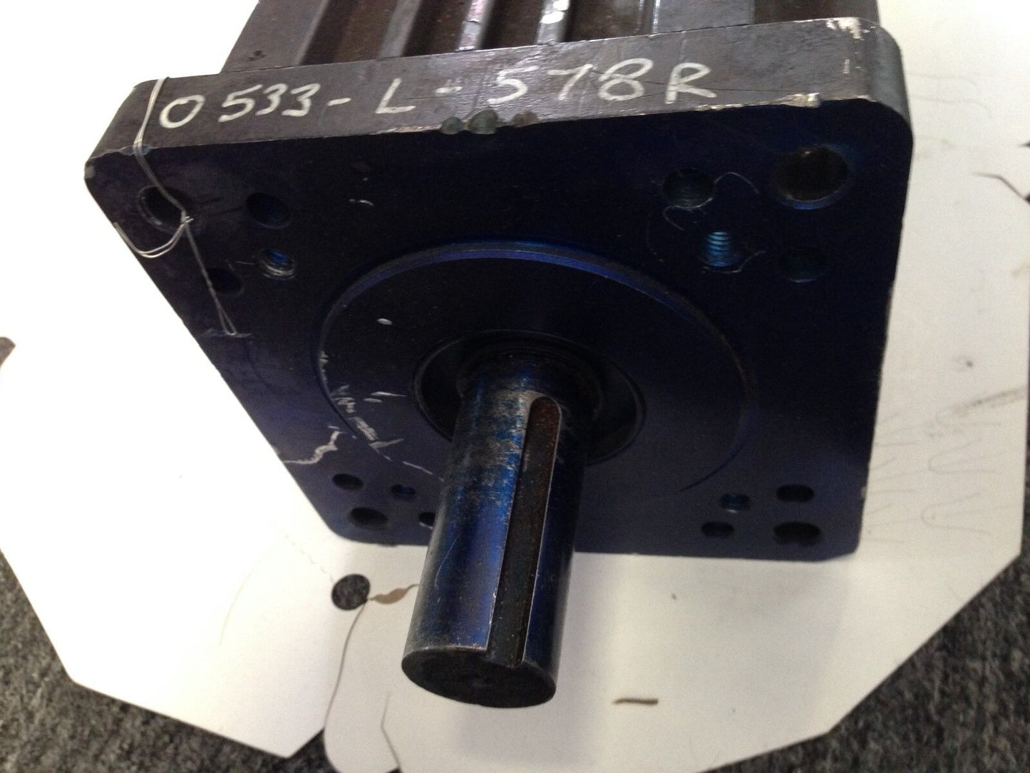 Alsi Modicon S76d-E00-F010 Ac Servo Motor, 5.52Hp,230Vac,2595-Rpm Ccp34,Te