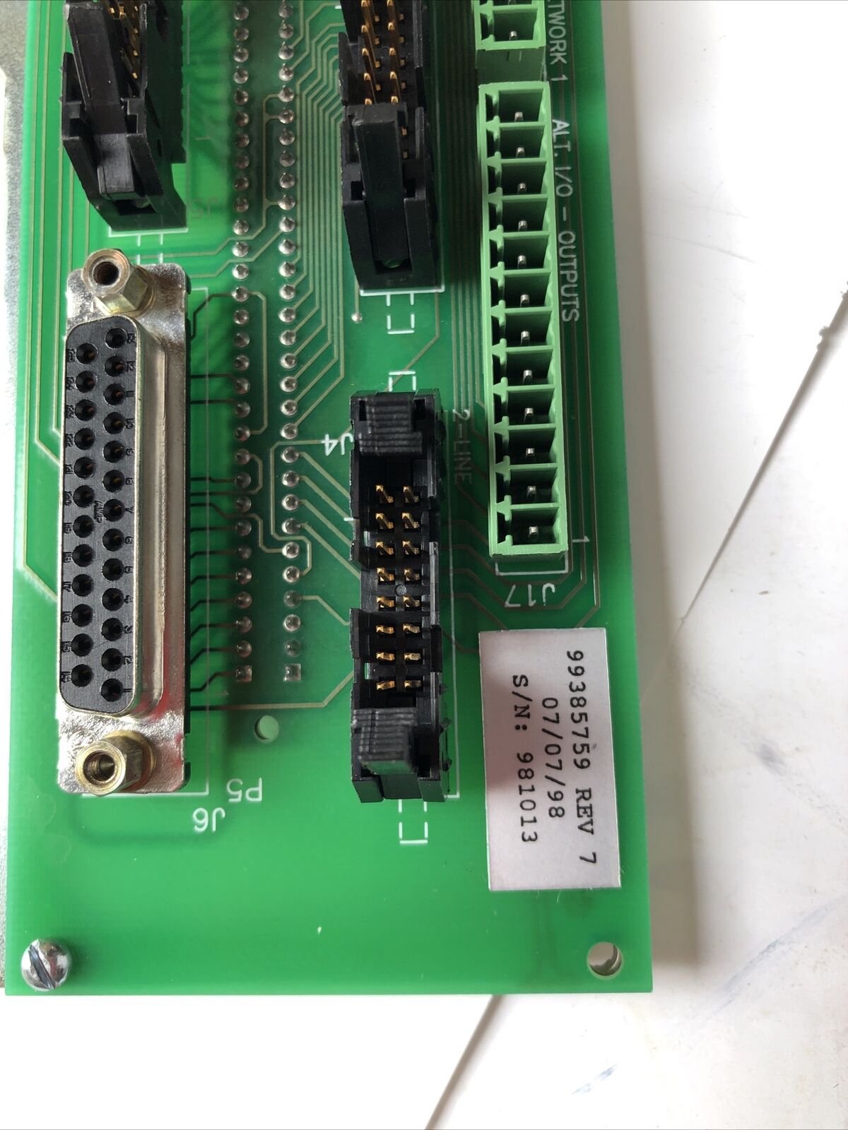 New Ingersoll Rand 99374449 Rev. 01 Cnc Backplane Board,Ir 99385759 Rev 7,Fc