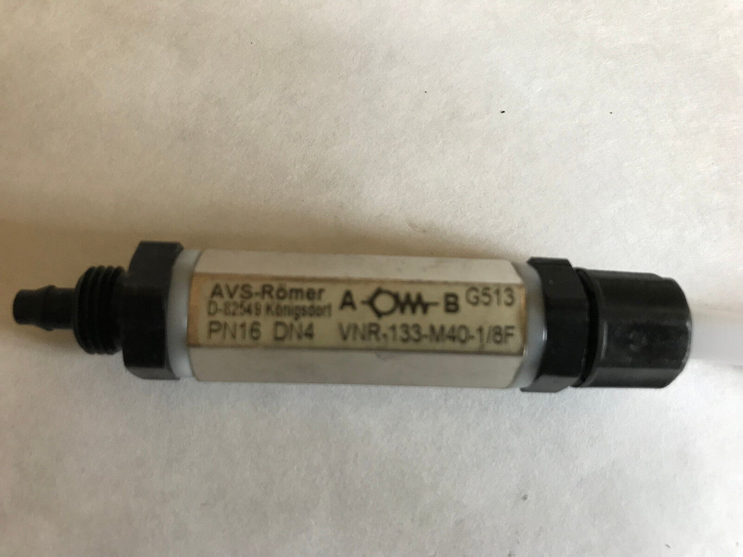 New Lot 2 Avs-Romer Pn16 Dn4 Vnr-133-M40-1/8F Check Valve 1/8" G513,Aa