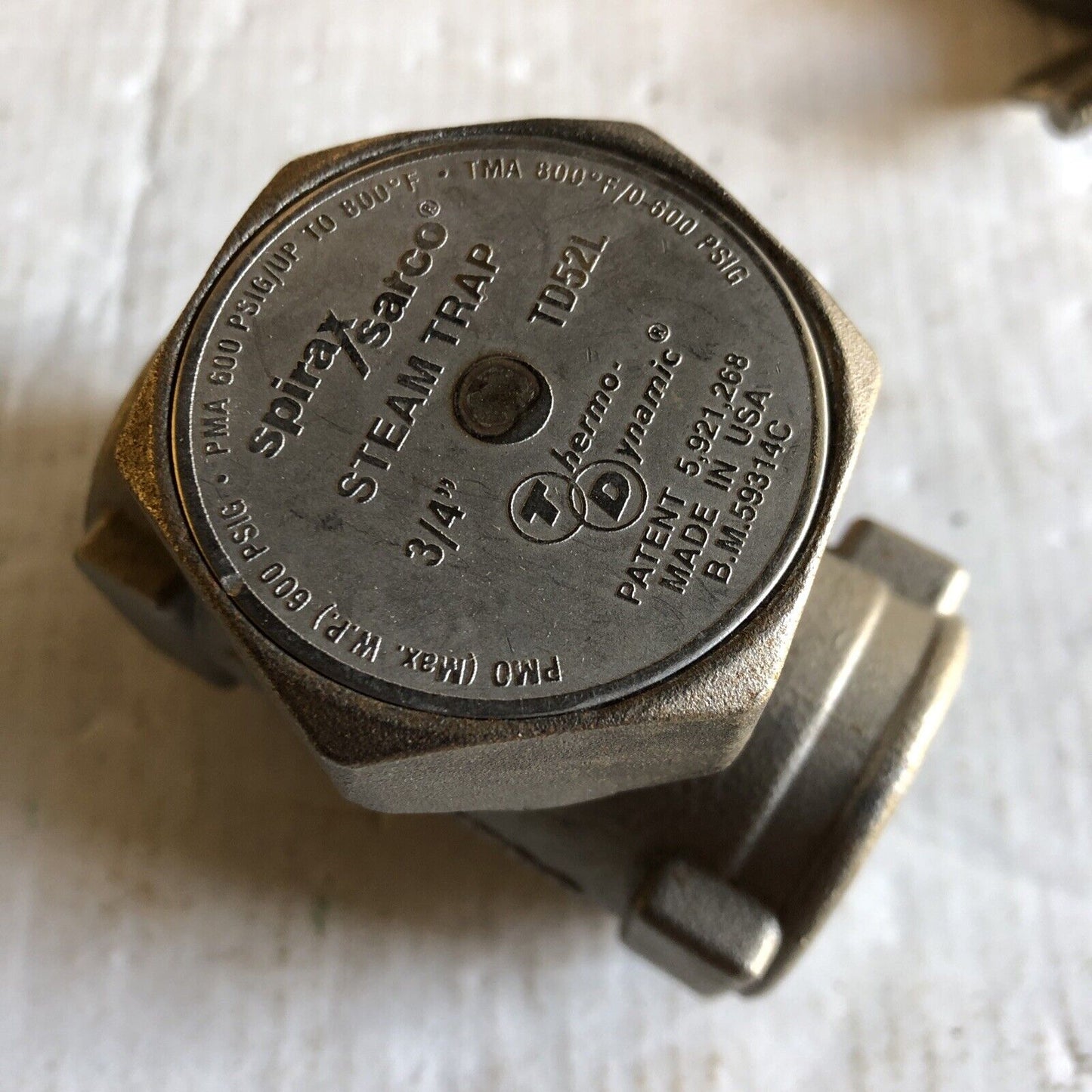 3/4" Spirax Sarco Td52l,B.M 59314C Thermo-Dynamic Steam Trap Live Steam,Eo,Tg,Bu