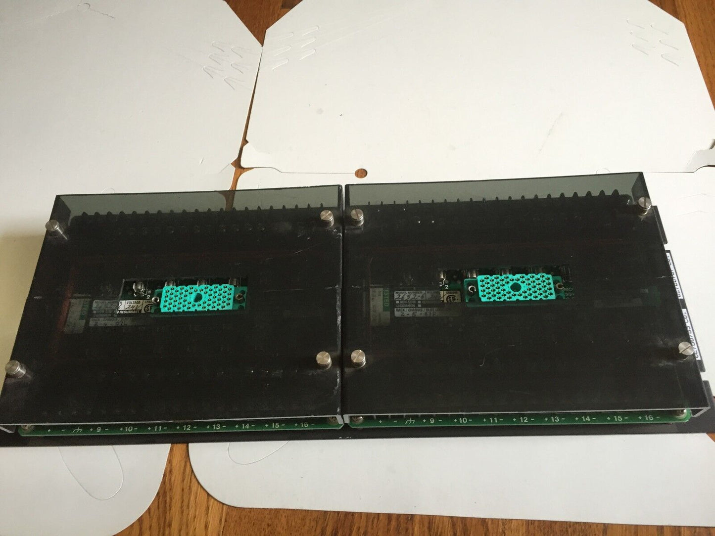 1Set (2Pcs) Triconex 3000120-360,7400058-360 Rev C,2652-6 24V Tricon Set Term,Ec