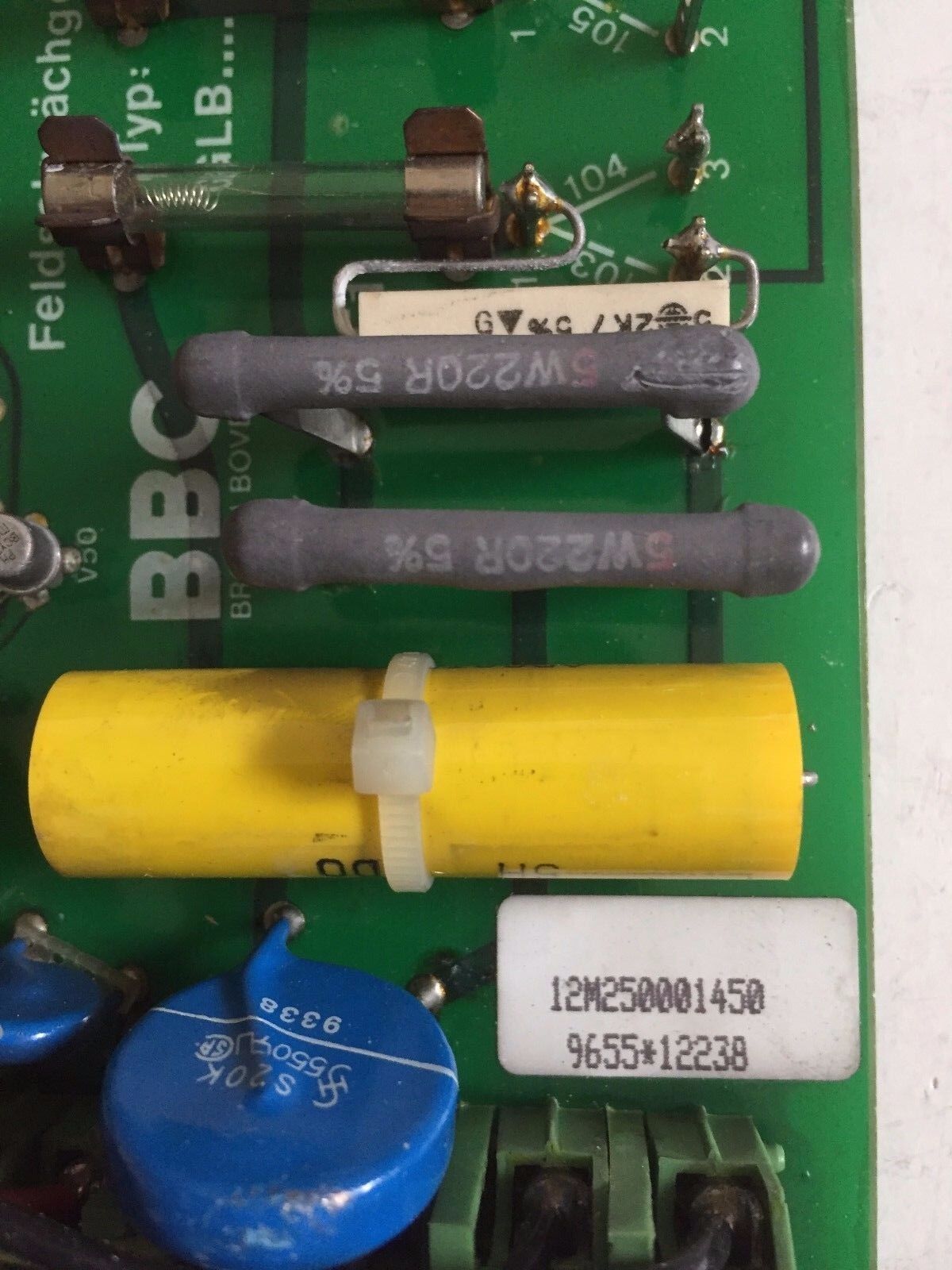 Bbc 12M250001450 9655 * 12238 Brown Boveri Bomac Electro Flyte Power Supply,Cr