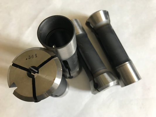 New Lot 4 Hardinge .361" Round Collet 1.375" X 5" With Internal Thread,Sa