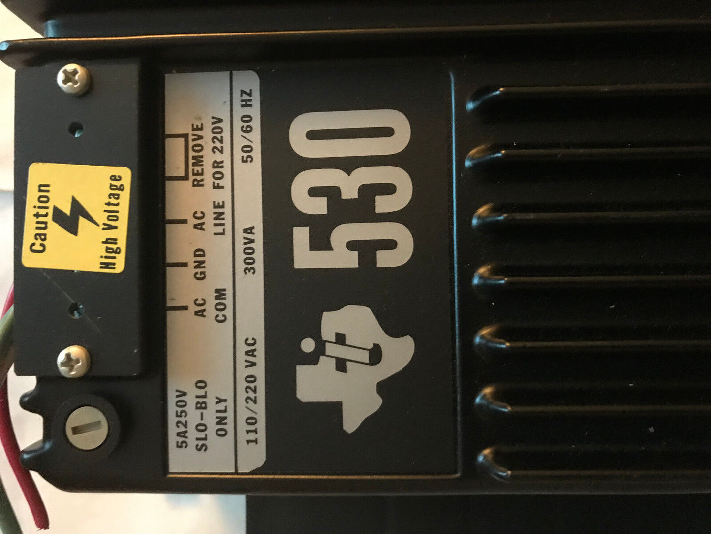 Texas Instruments 530-1102 Plc Controller Module 2Key,530, 110/220Vac, 300Va,Ss