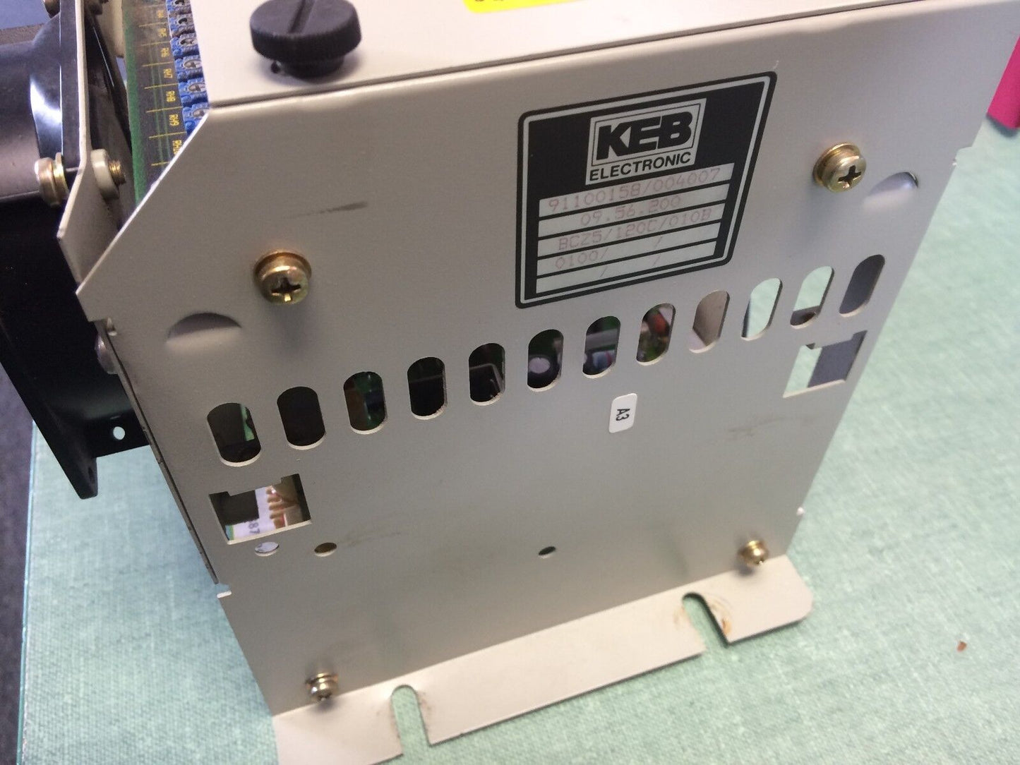Keb Combivert 09.56.200,1.5 Kw Max,7.0A, 91100158/004007, Bcz5/120C/010B,Bv