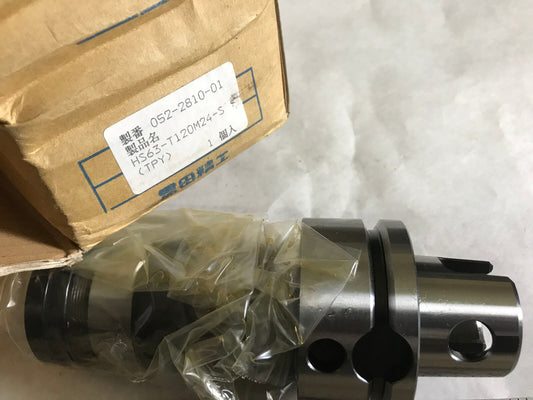 New Kuroda Yb Hs63-T120-M24-S Hsk Rigid Tap Holder,052-2810-01,Eq