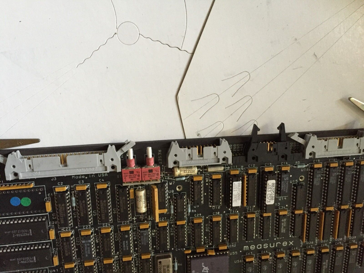Measurex 08546401 Rev.A,Mx63,053629 Honeywell Mx63 Pcba / Mx63 Cpu,Tc