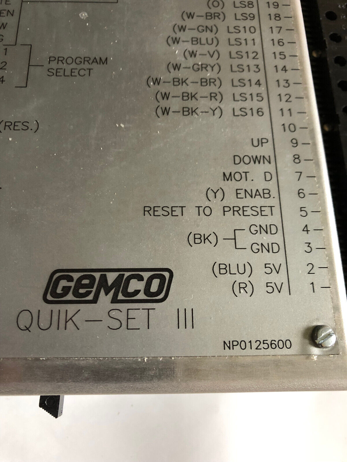 New Ametek 1989A16r12sem0x Gemco Quik-Set Iii,An