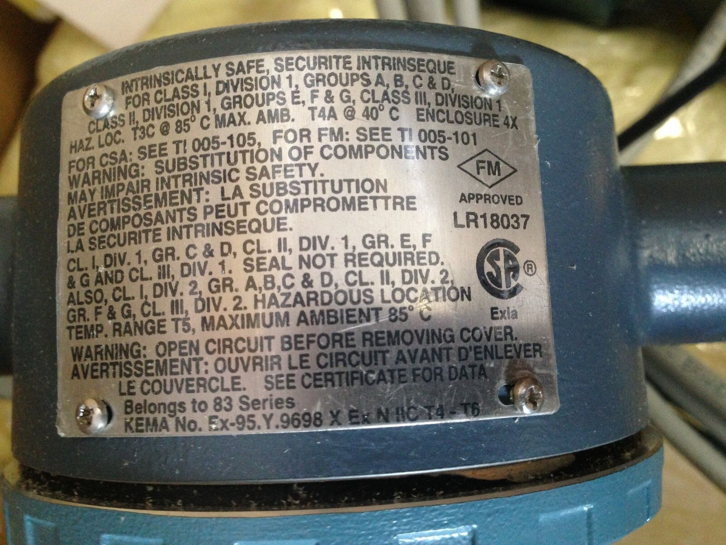 New Foxboro 83W-D04s1ssrja-B,83W-Do4s1ssrja-B,Flowmeter,Cfsm 00150975 12.5-4,Tj