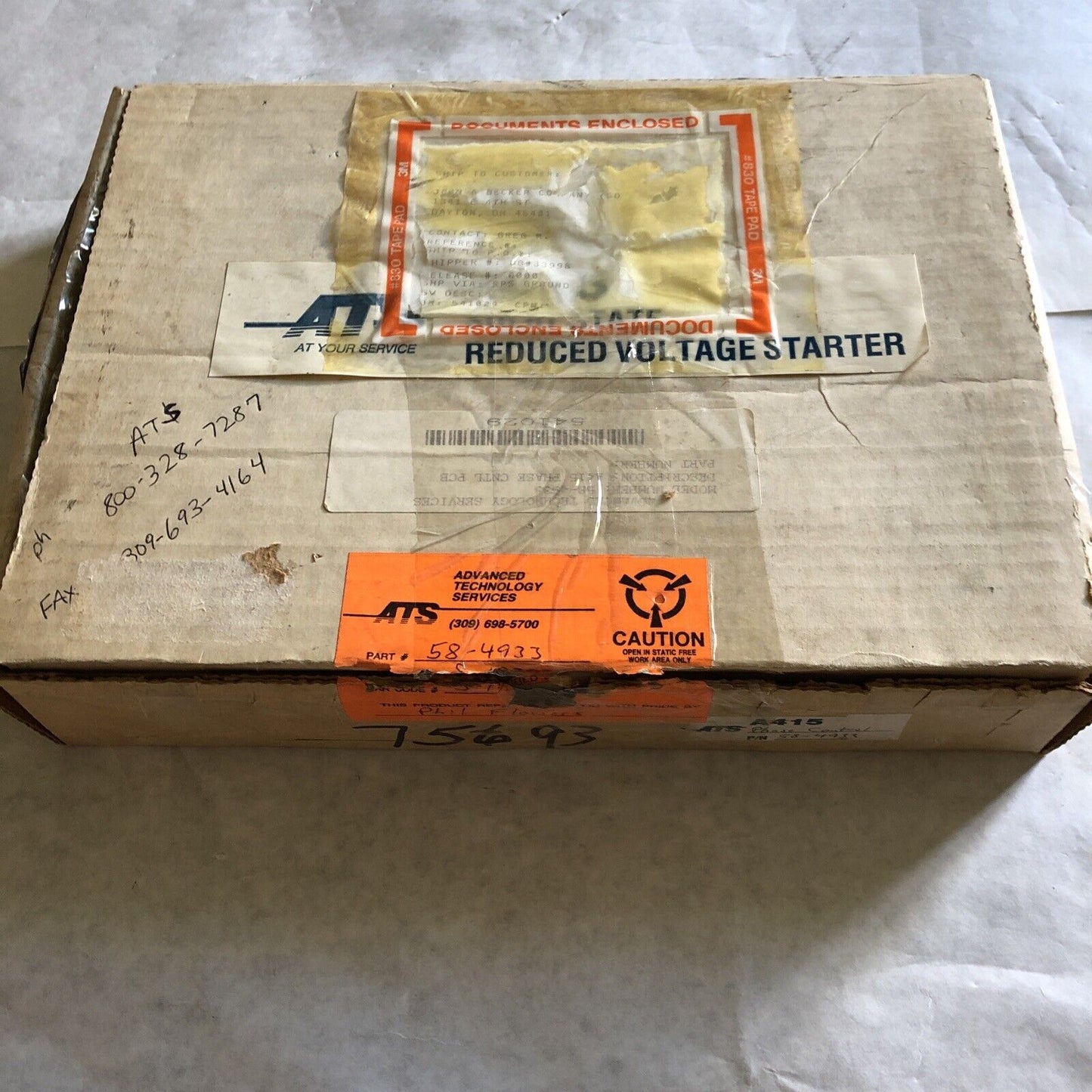 Cutler-Hammer 58-4933 Eaton Corporation Phase Control Module,Ey