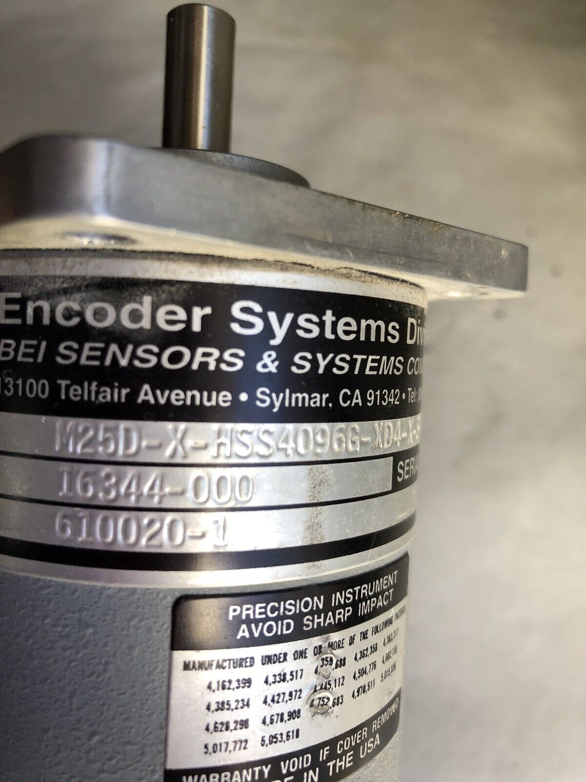 Bei Sensor M25d-X-Hss4096g-Xd4-X-S-C14-S3-5 Rotary Encoder,M25d-X-Hss4096g,Tk