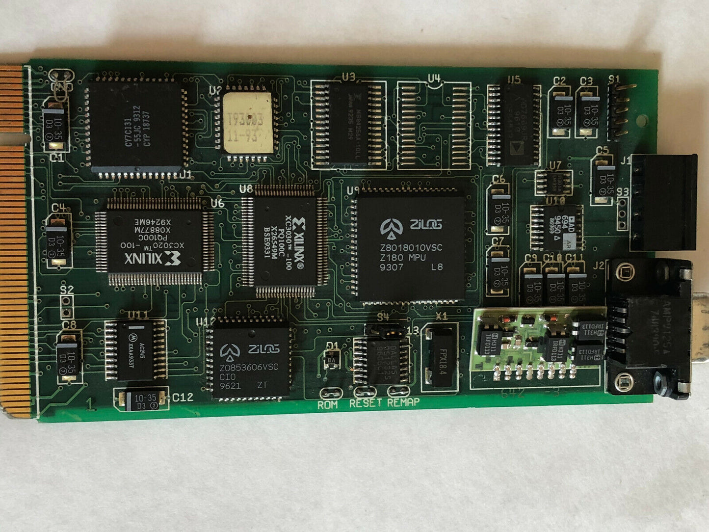 Lot 2 Medar Medweld 3001 1993 642-3  Pcb Board  One Missed Front Panel,Dk