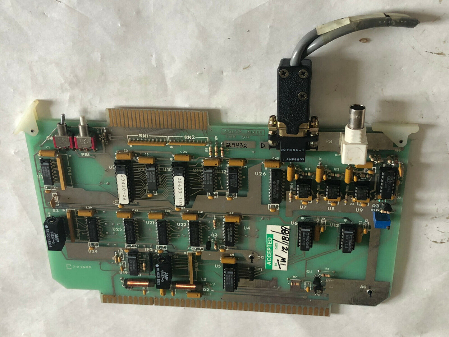 Gmr 29432 D,Color Mixer 29430 Rev.A   Pcb Board ,Dc