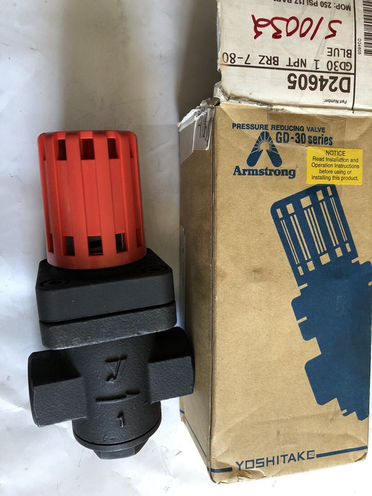 New 1” Npt Armstrong Yoshitake Gd-30 Pressure Reducing Valve Pull Gd30,Aa