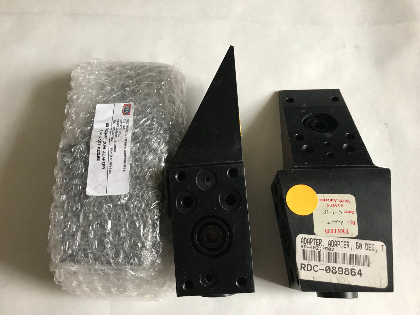 New Efc 320J50 Dual Sprayer Gun,Adapter Efc 60Deg Rdc-089864,Sames 459351,Si