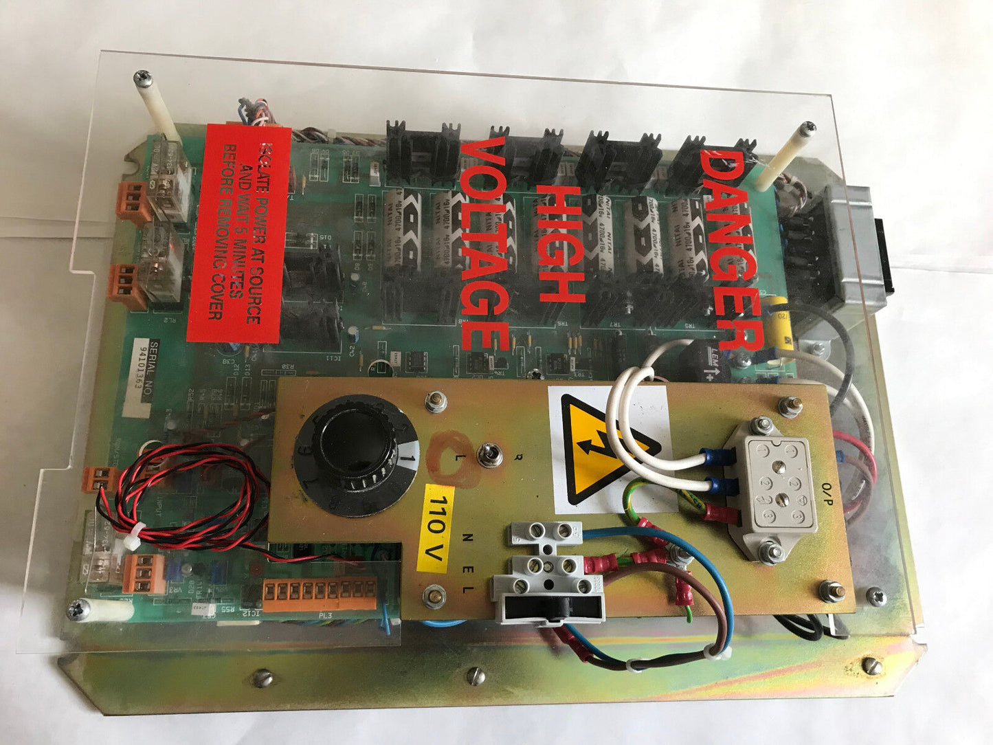 Nada Electronics Variable Speed Dc Drive,Evk71-050,110V,Conv.Ok,Conv.Run,Sr