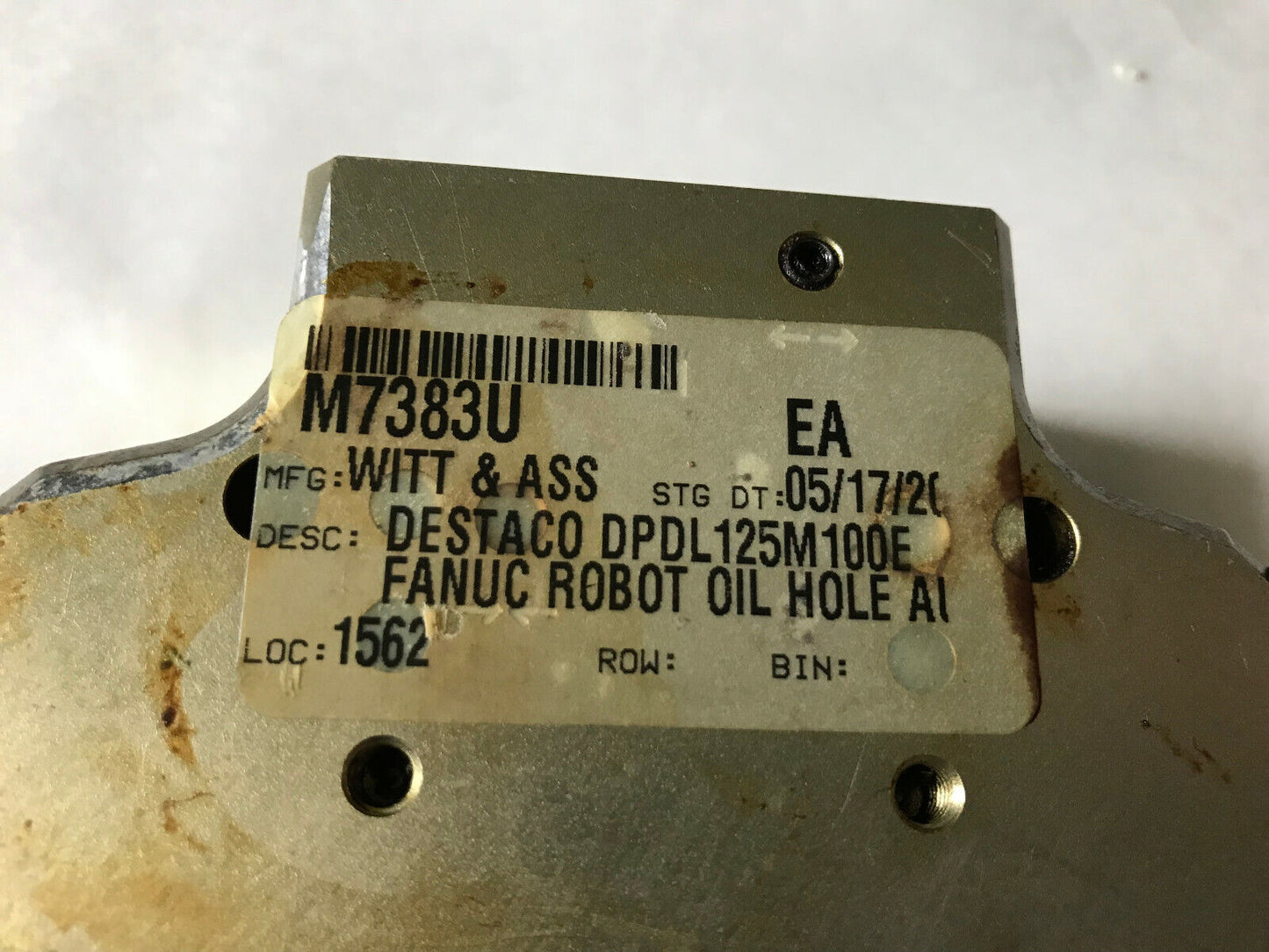 Destaco Dpdl125m100e,Dpdl125m100ev,Direct Connect Parallel Gripper,M7383u,Ae