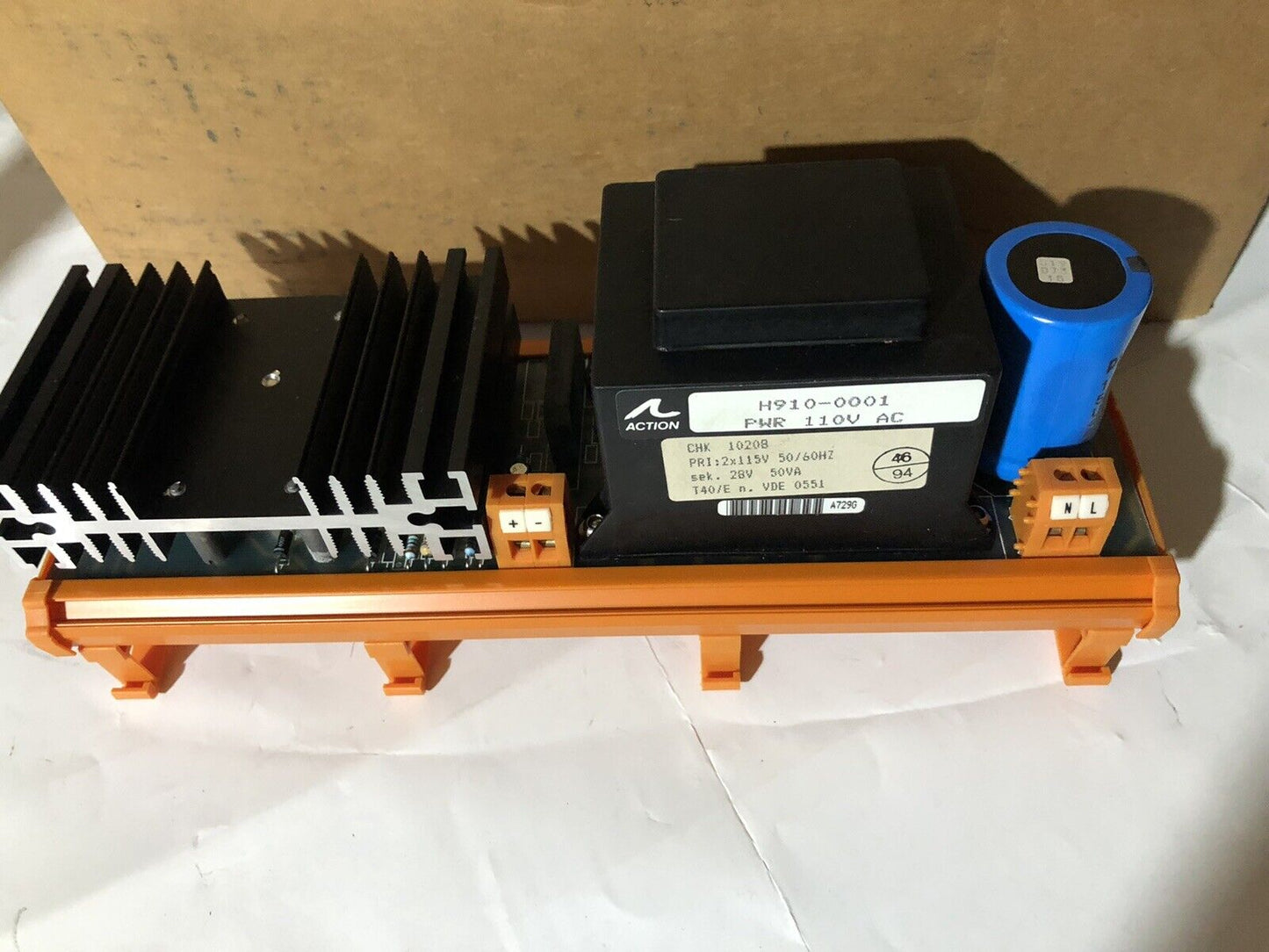 Action Instruments H910-0001 Slimpak 24Vdc Power Supply Rs Nt 115Vac/24Vdc 1A,To
