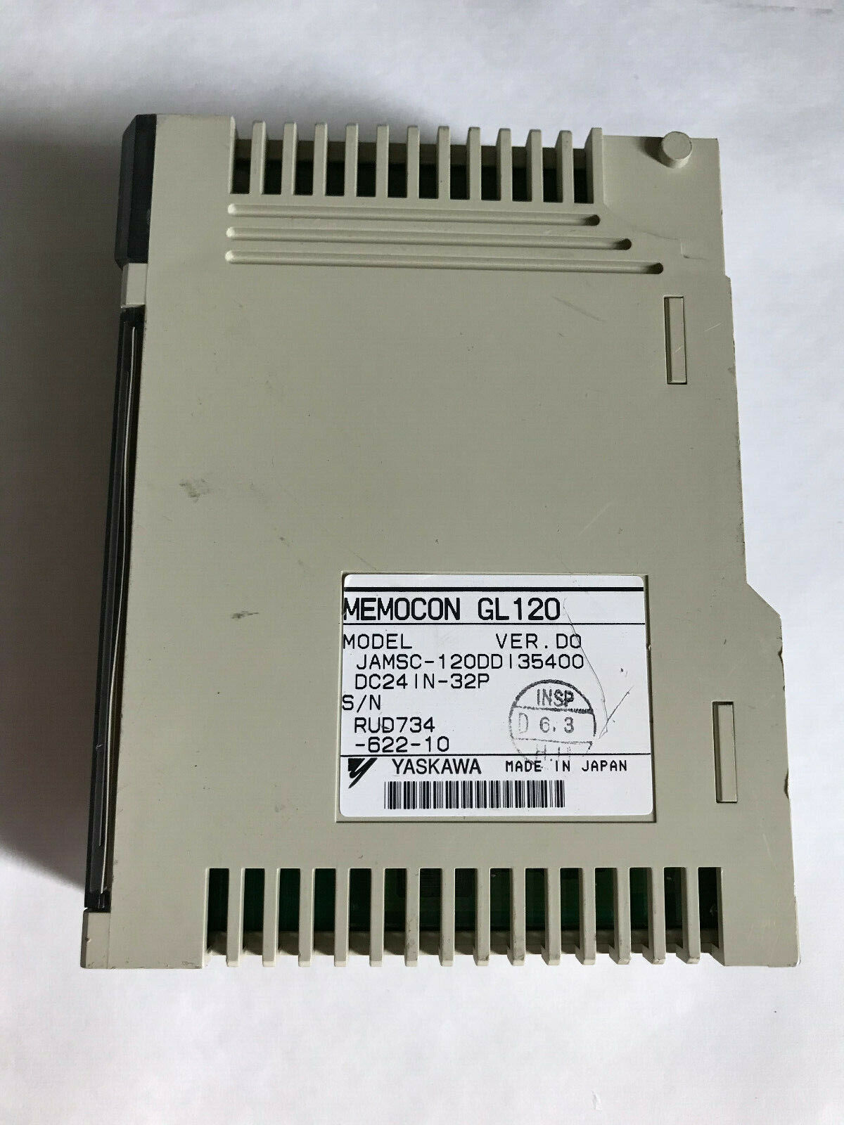 Yaskawa Jamsc-120Dd135400,Memocon Gl120 Plc Unit. Dc24 In-32P,120 Ddi 354 00,Ae