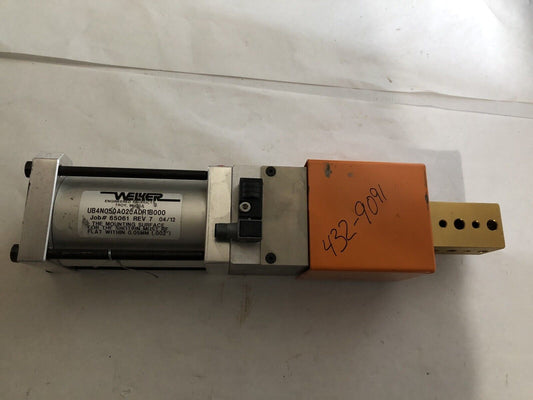 Welker Ub4n050a02cadr1b000, Ub4n050a020adr1b000 Pneumatic Actuator,1/4" Npt,Ar