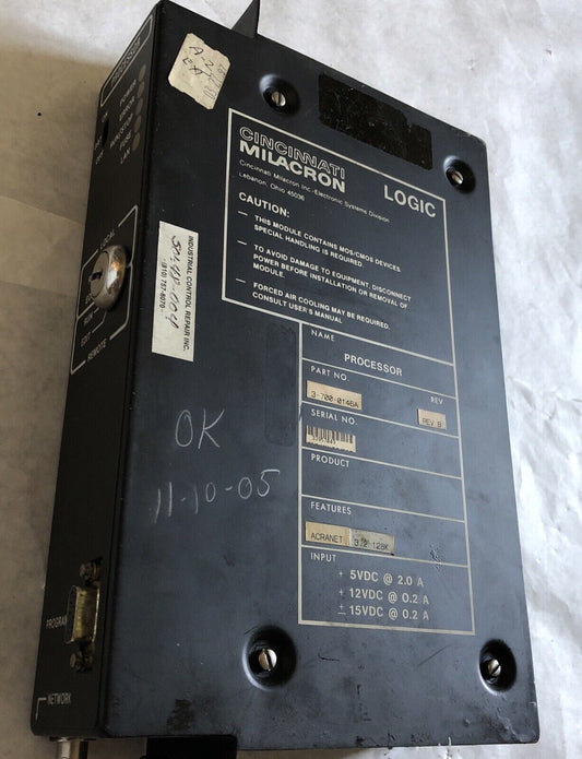 Cincinnati Milacron 3-700-0146A Logic Processor,Bl