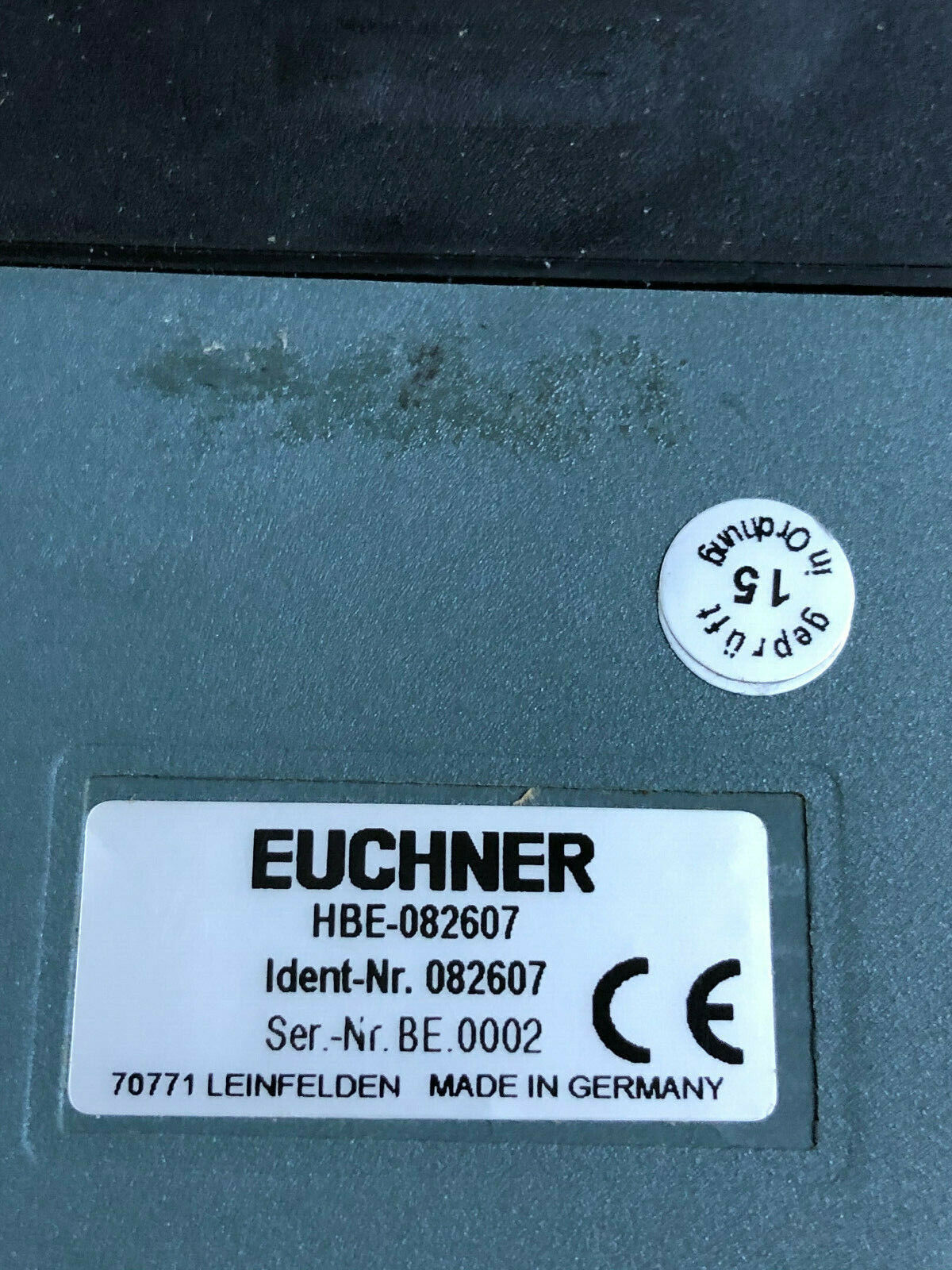 New Euchner Hbe-082607 Teach Pendant O82607,082607,Tn