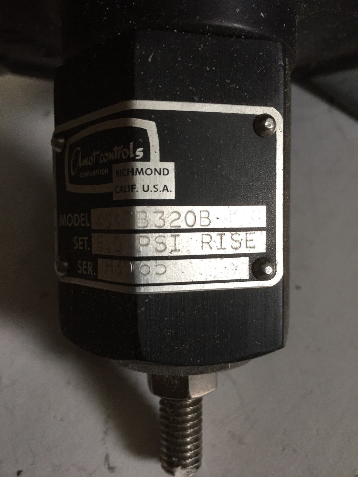 New Amot 4047B320b Controls Valve Low Pressure Control 5Psi Rise 2.5-11Psi,Aj
