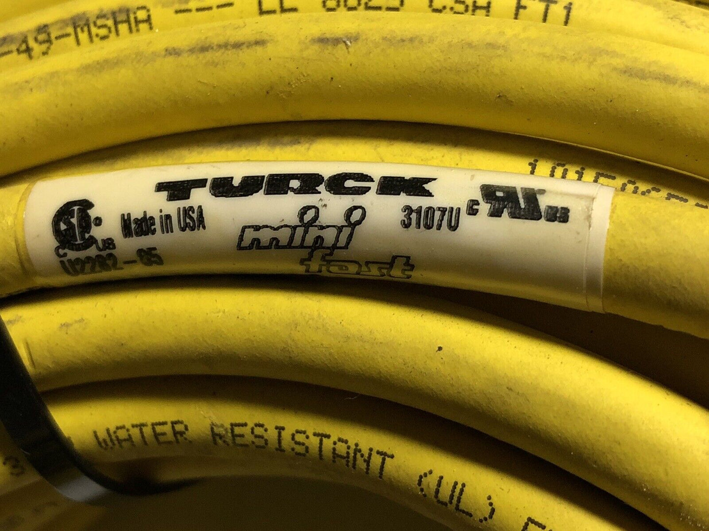 Turck Robotic Cable Assembly Cordset U2282-85 3107U Rsm Rkm 511-30M/S600,Ev