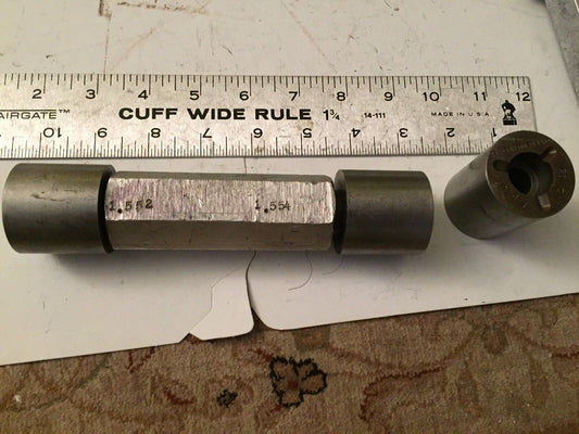 Used Go No Go Gage, Go Gauge,1.552, 1.554, 1.540  The Pipe Machinery   ,Am