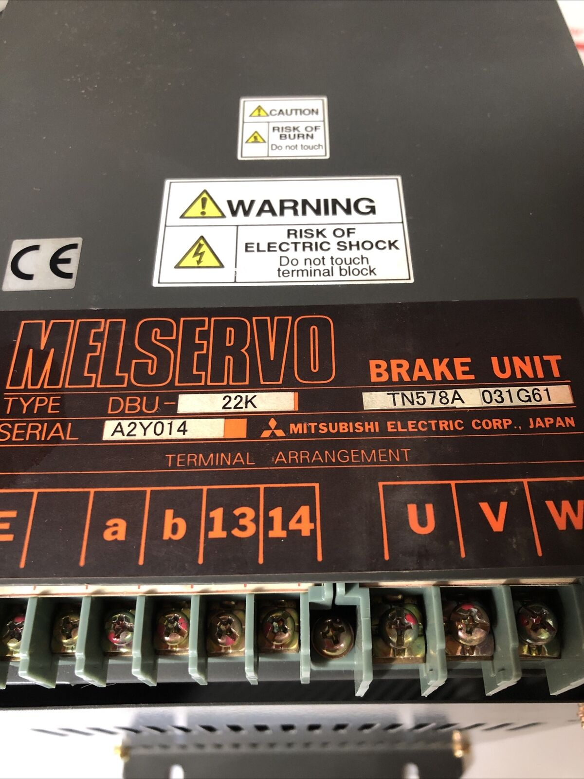 New Mitsubishi Dbu-22K Melservo Dynamic Brake Unit, 22 Kw,Cx,Fl