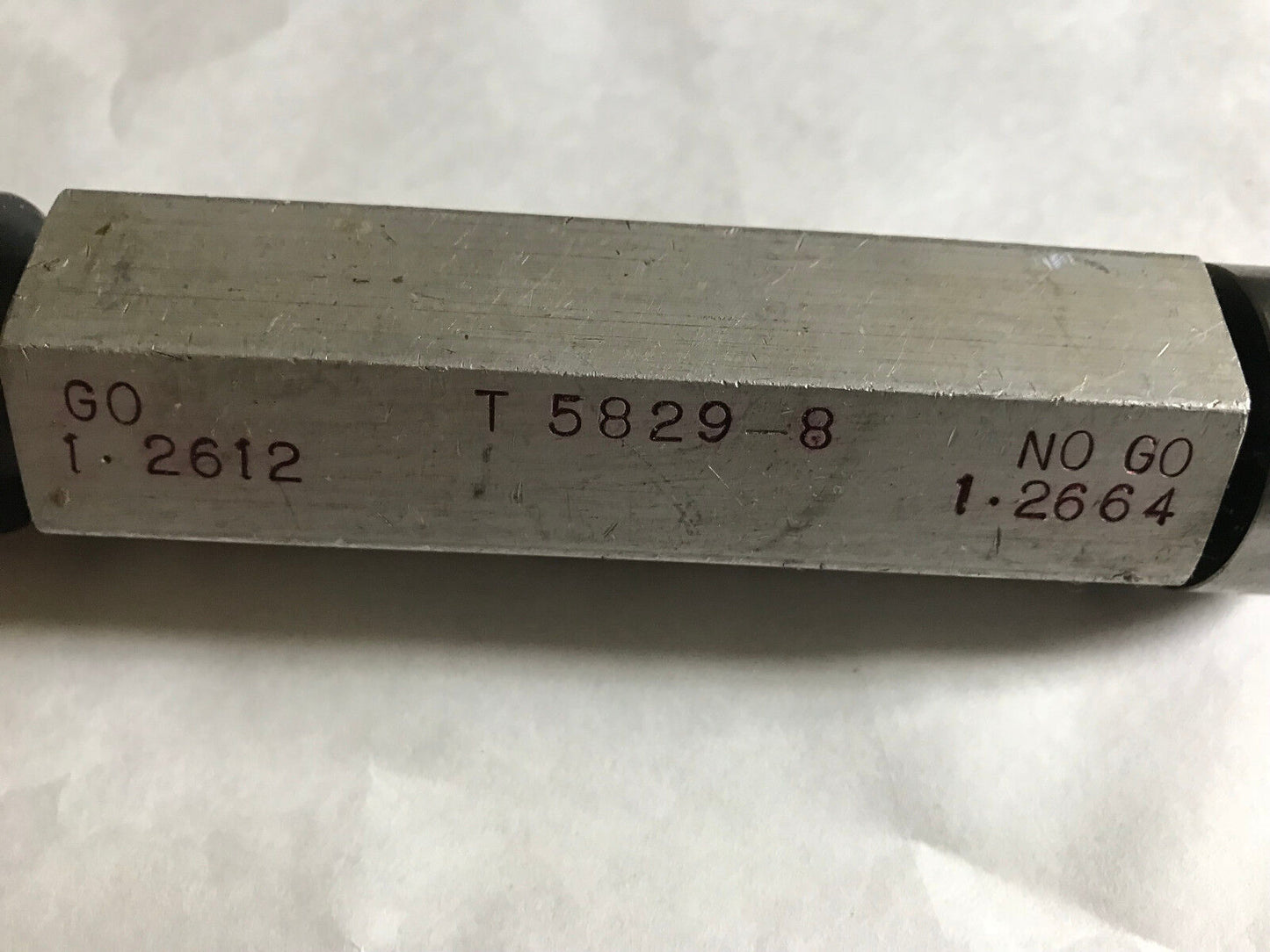 The Pipe Machinery Inspection Gage Go No Go Plug Gauge 1.2612 1.2664,Et