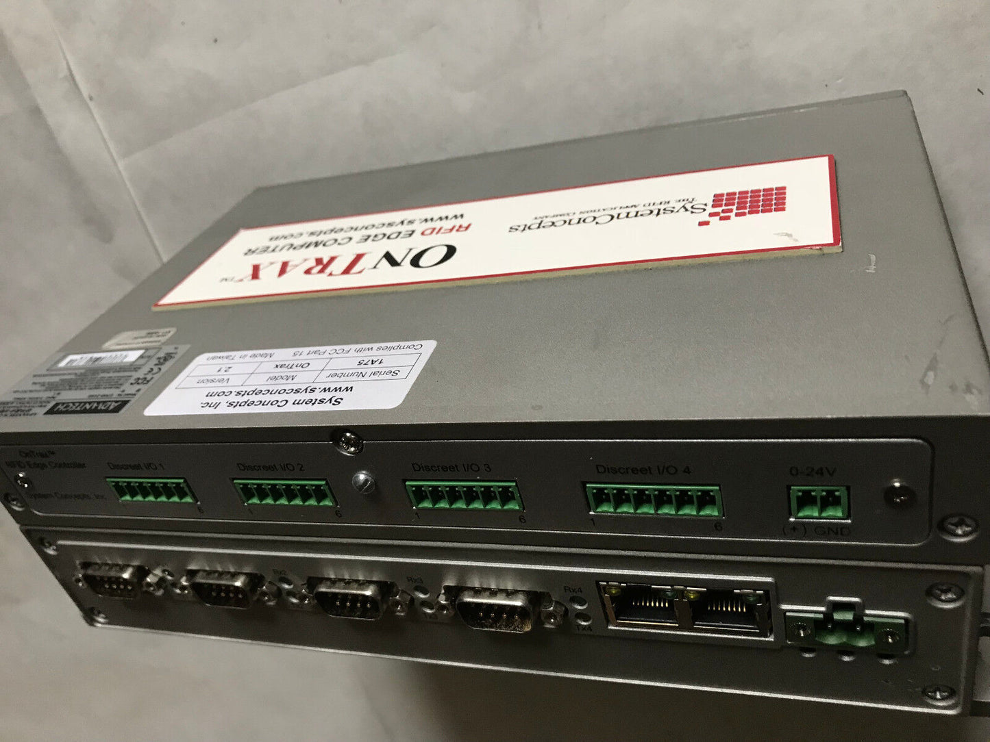 Systems Concepts Ontrax Rfid Edge Computer Module,Advantech Uno-2160,Sb