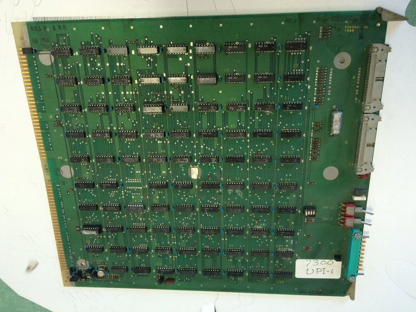 Allen Bradley Upi,634488A-90 Pc Board Tape Read/Punch Interface 634488A,By