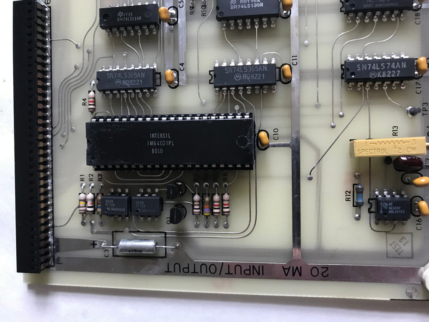 Charmilles Andrews 105718-001 Assy 105718-Oo1 Rev G,20Ma Input/Output Board,Si
